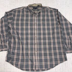 Van Heusen Men’s Multicolored Plaid Long Sleeve Shirt Size XL